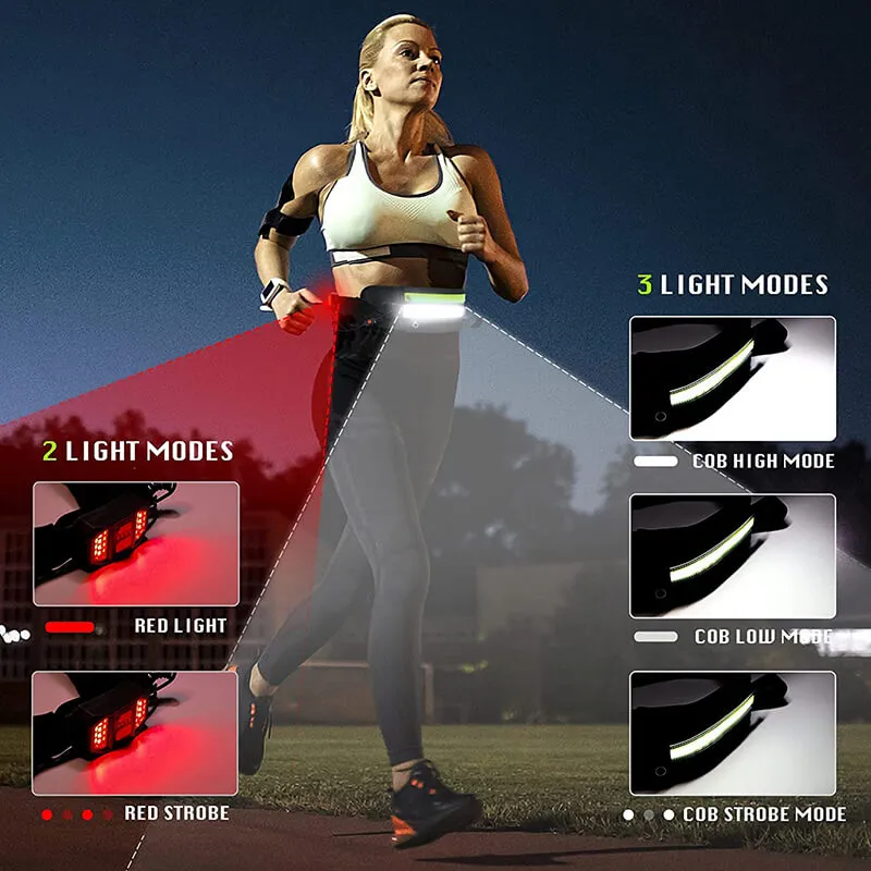 1000 Lumens Rechargeable Running Light Belt