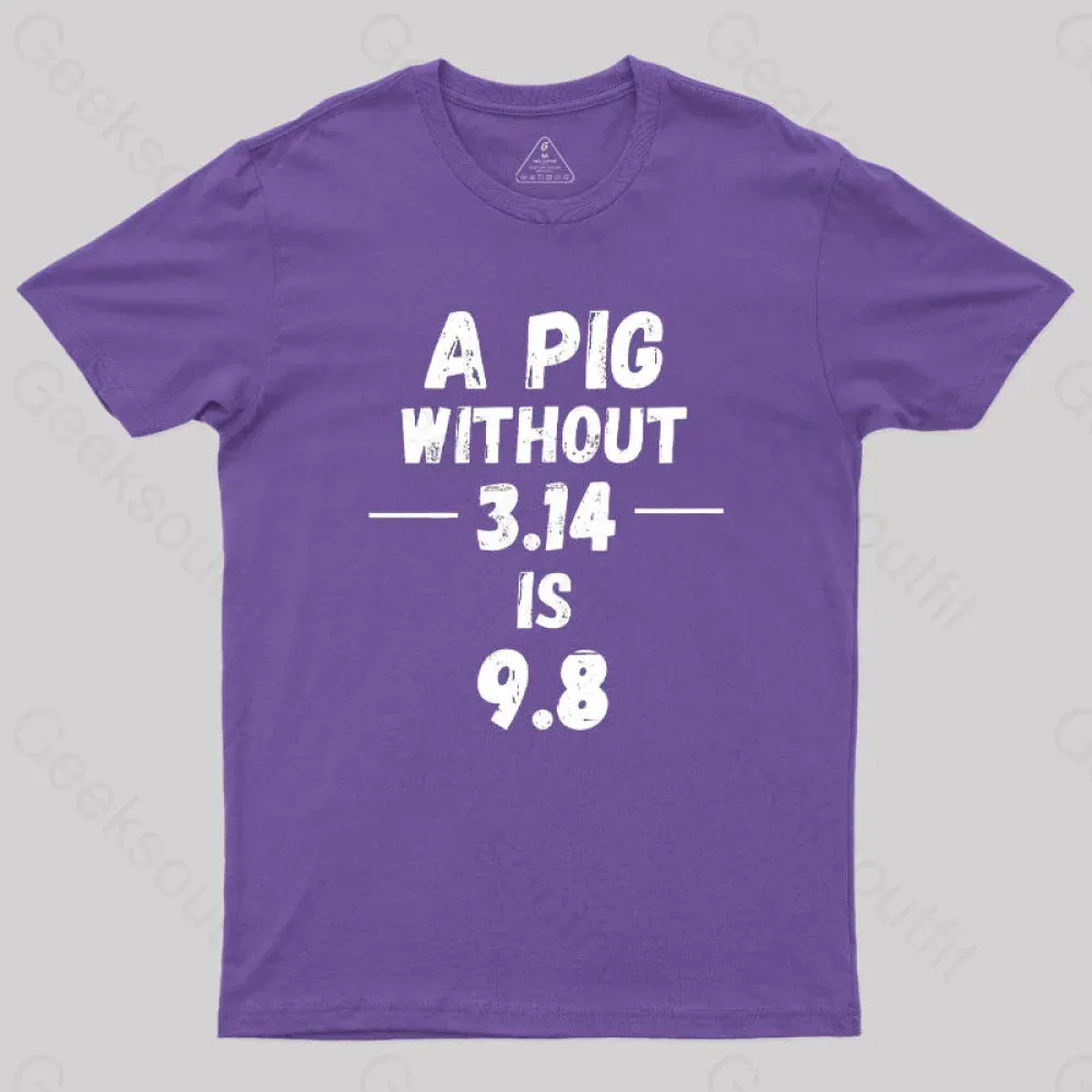 A PIG Without 3.14 is 9.8 G T-Shirt