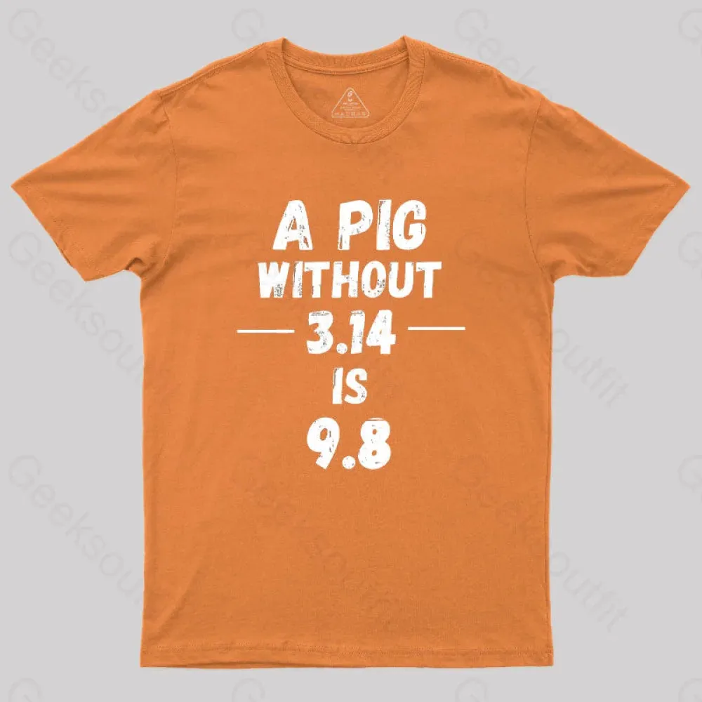 A PIG Without 3.14 is 9.8 G T-Shirt