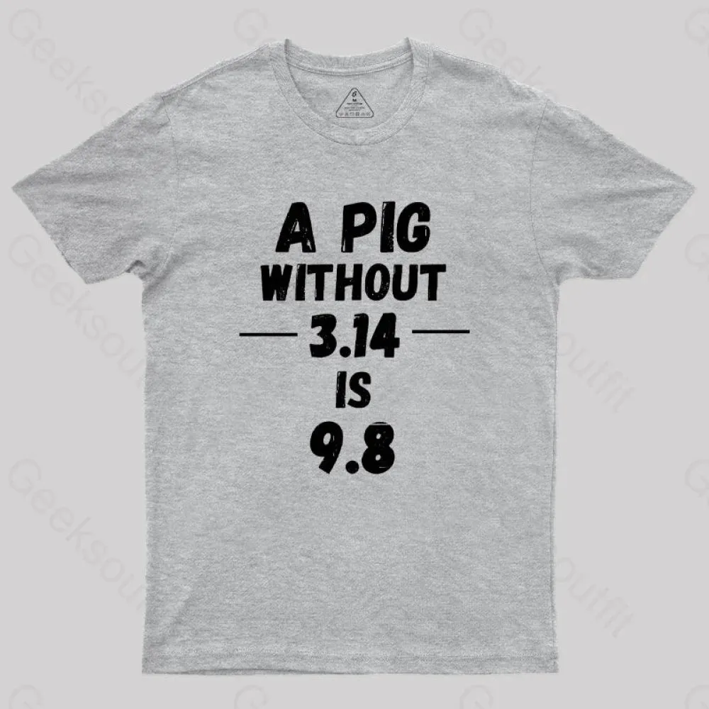 A PIG Without 3.14 is 9.8 G T-Shirt