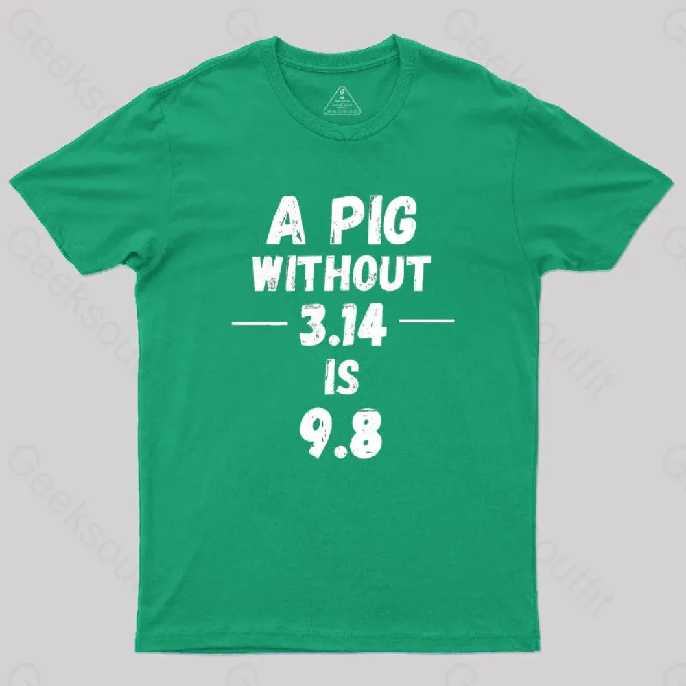 A PIG Without 3.14 is 9.8 G T-Shirt