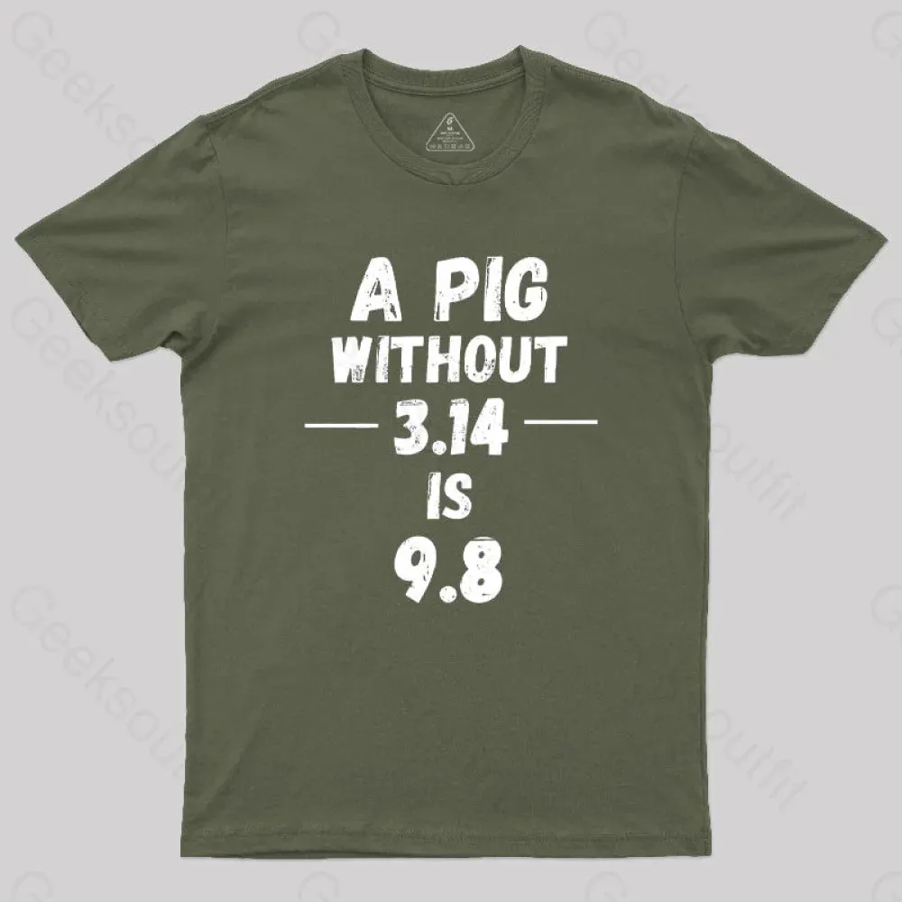 A PIG Without 3.14 is 9.8 G T-Shirt