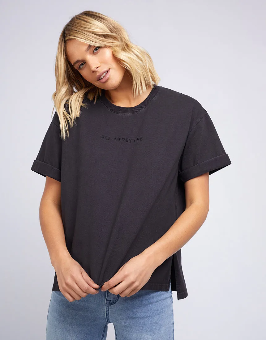 All About Eve AAE Washed Tee Washed Black