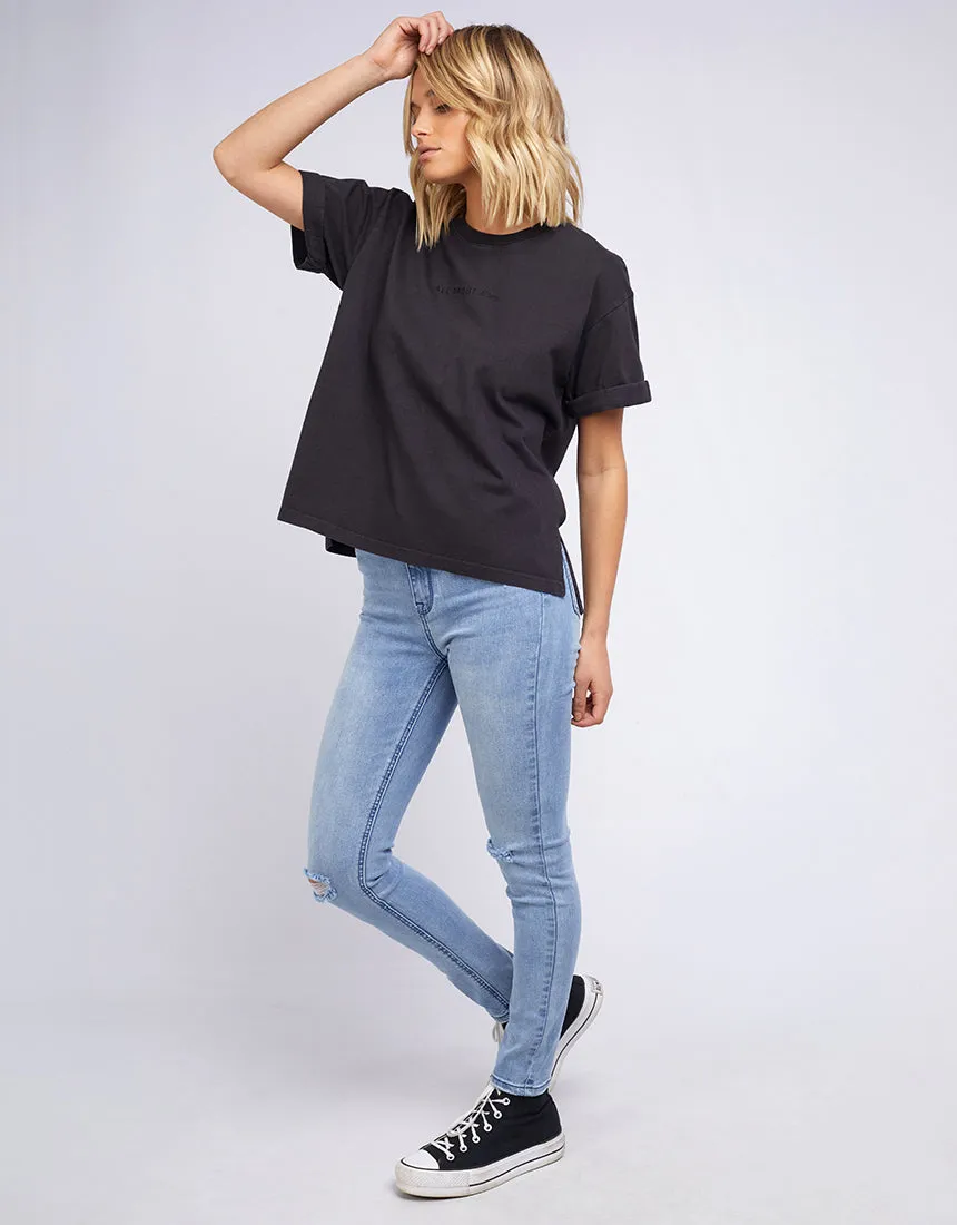 All About Eve AAE Washed Tee Washed Black