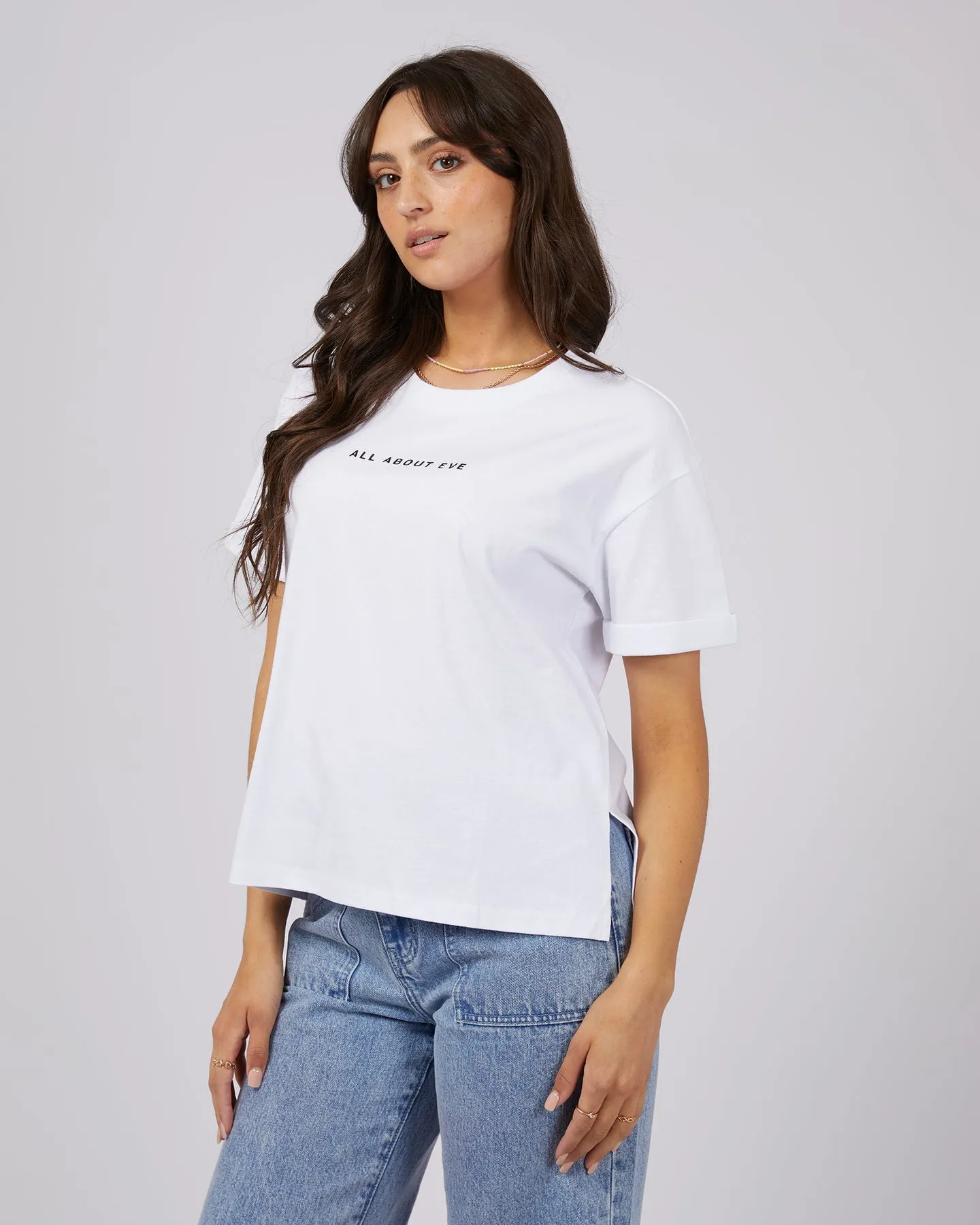 All About Eve AAE Washed Tee White