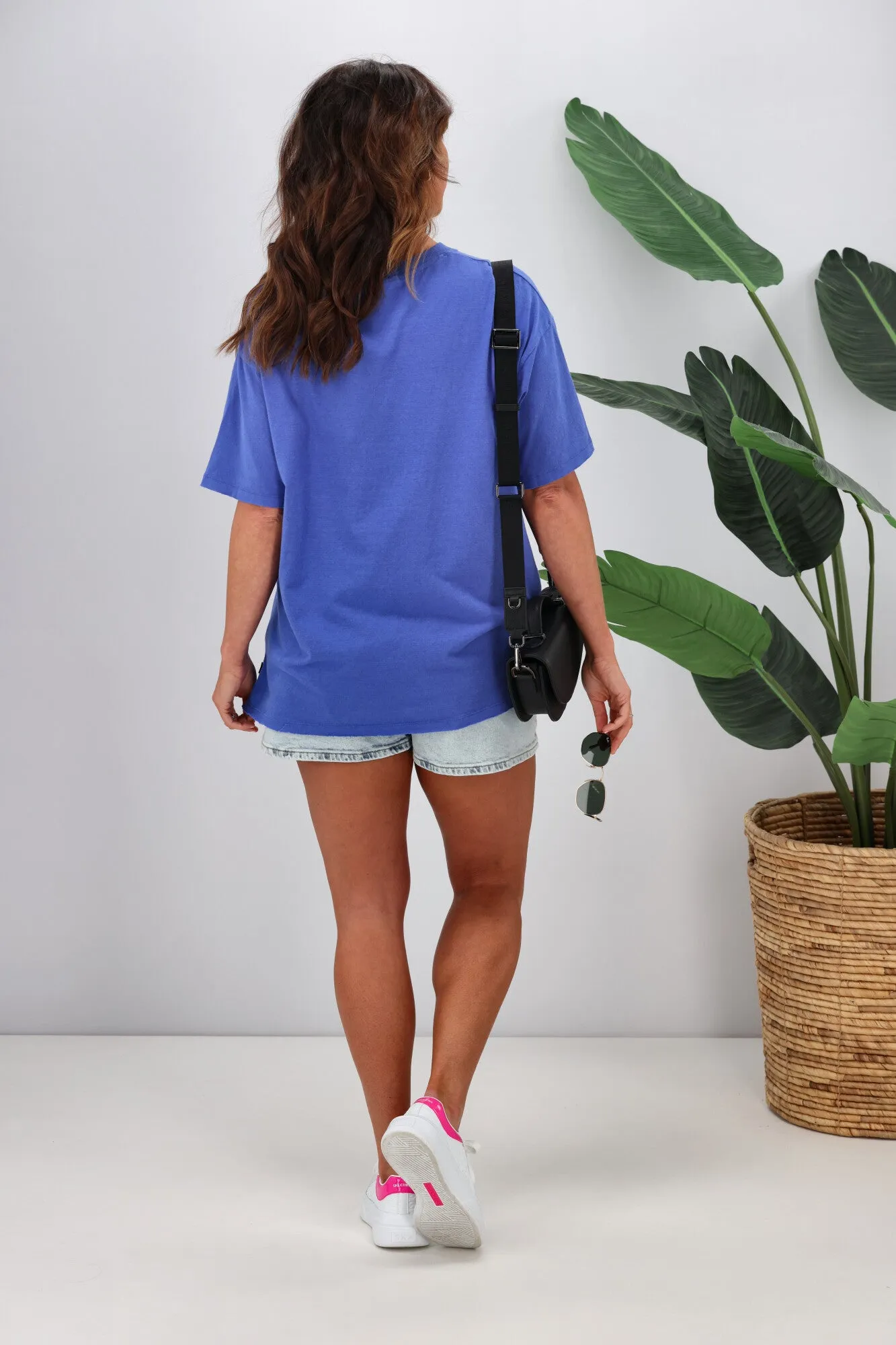 All About Eve Casa Del Mar O/S Tee Blue