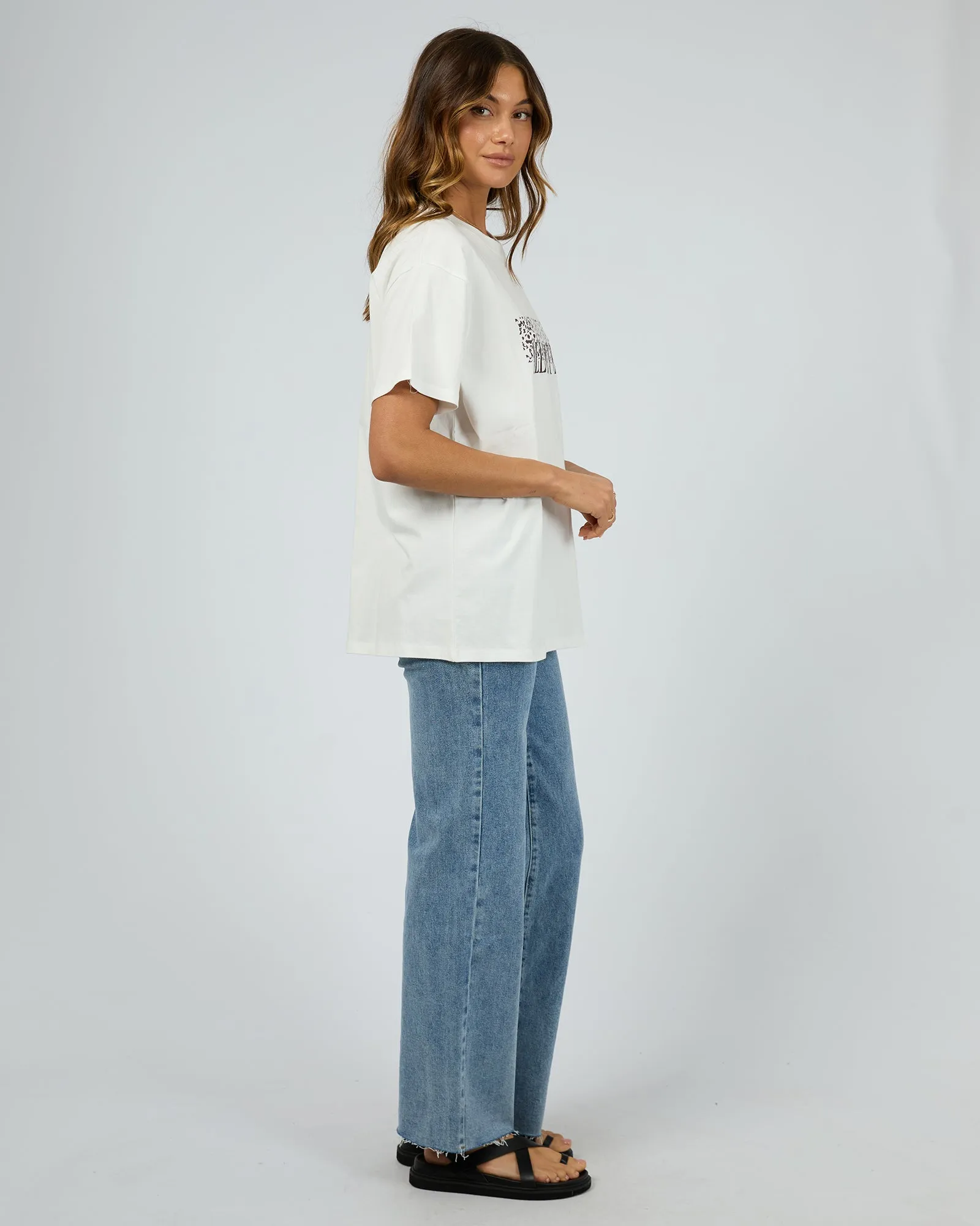 All About Eve Rhi Standard Tee Vintage White