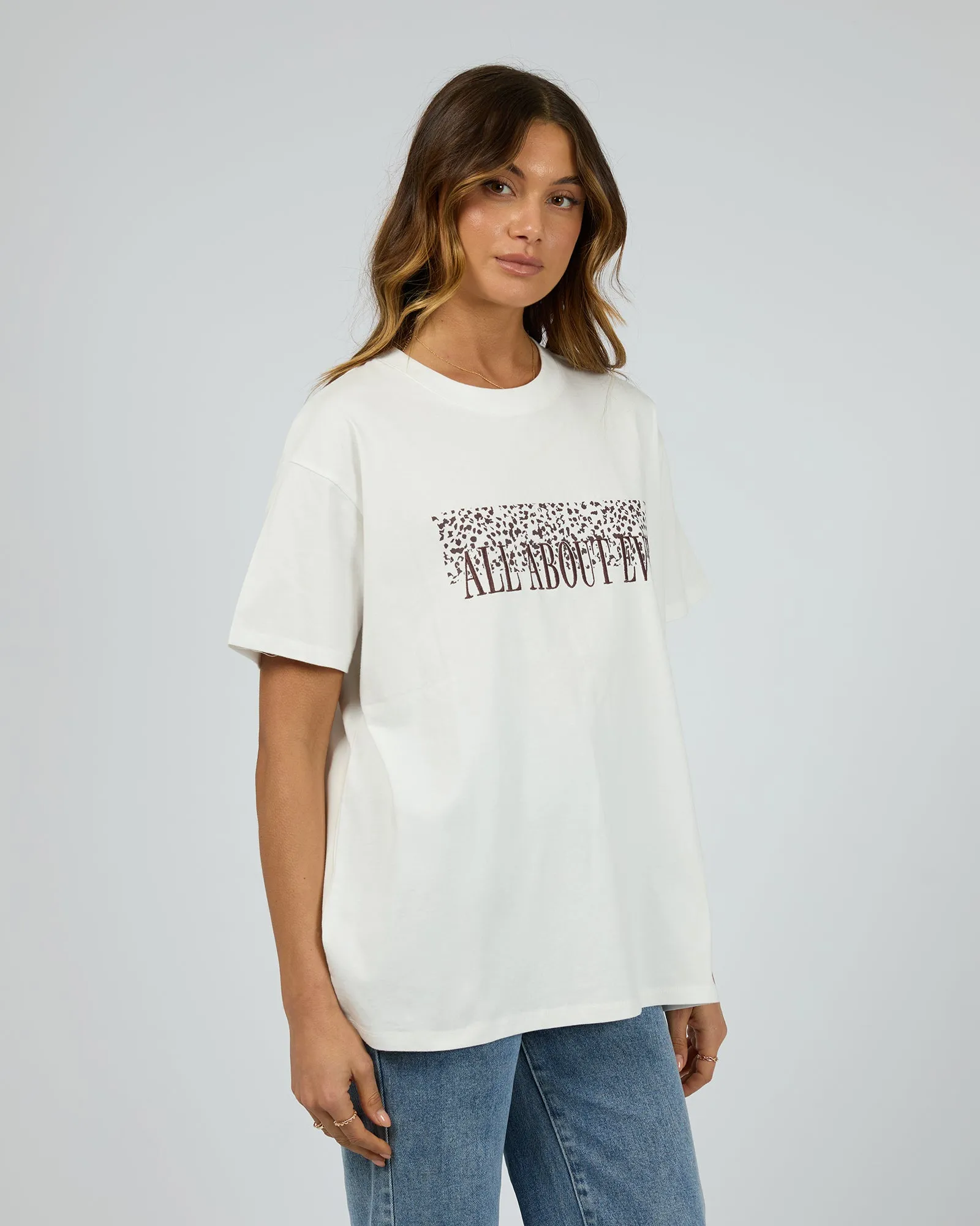 All About Eve Rhi Standard Tee Vintage White