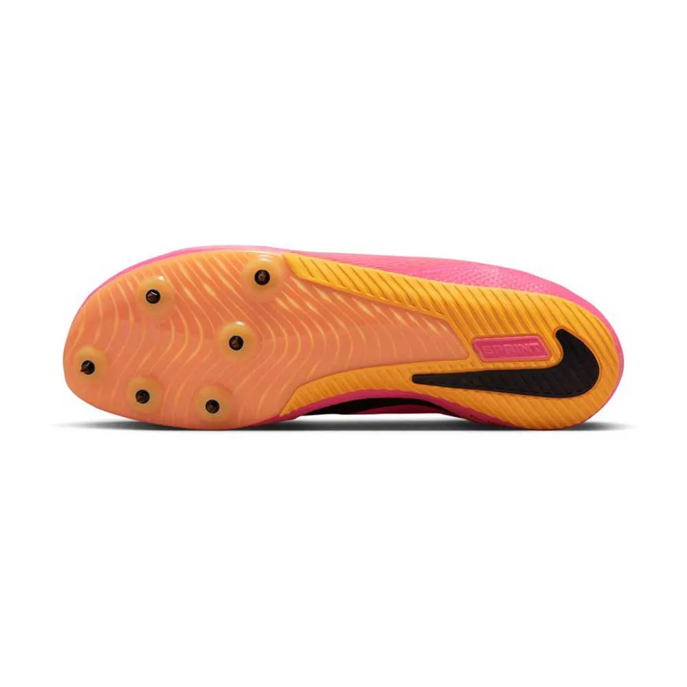 All Gender Nike Zoom Rival Sprint Spike- Hyper Pink/Black/Laser Orange- Regular (D)