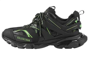 Balenciaga Track sneakers, black/green