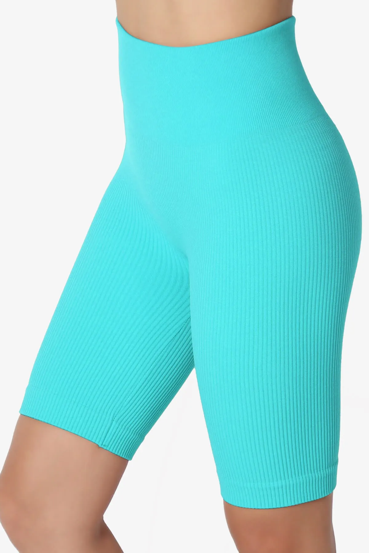 Billion Compression Ribbed Seamless Biker Shorts