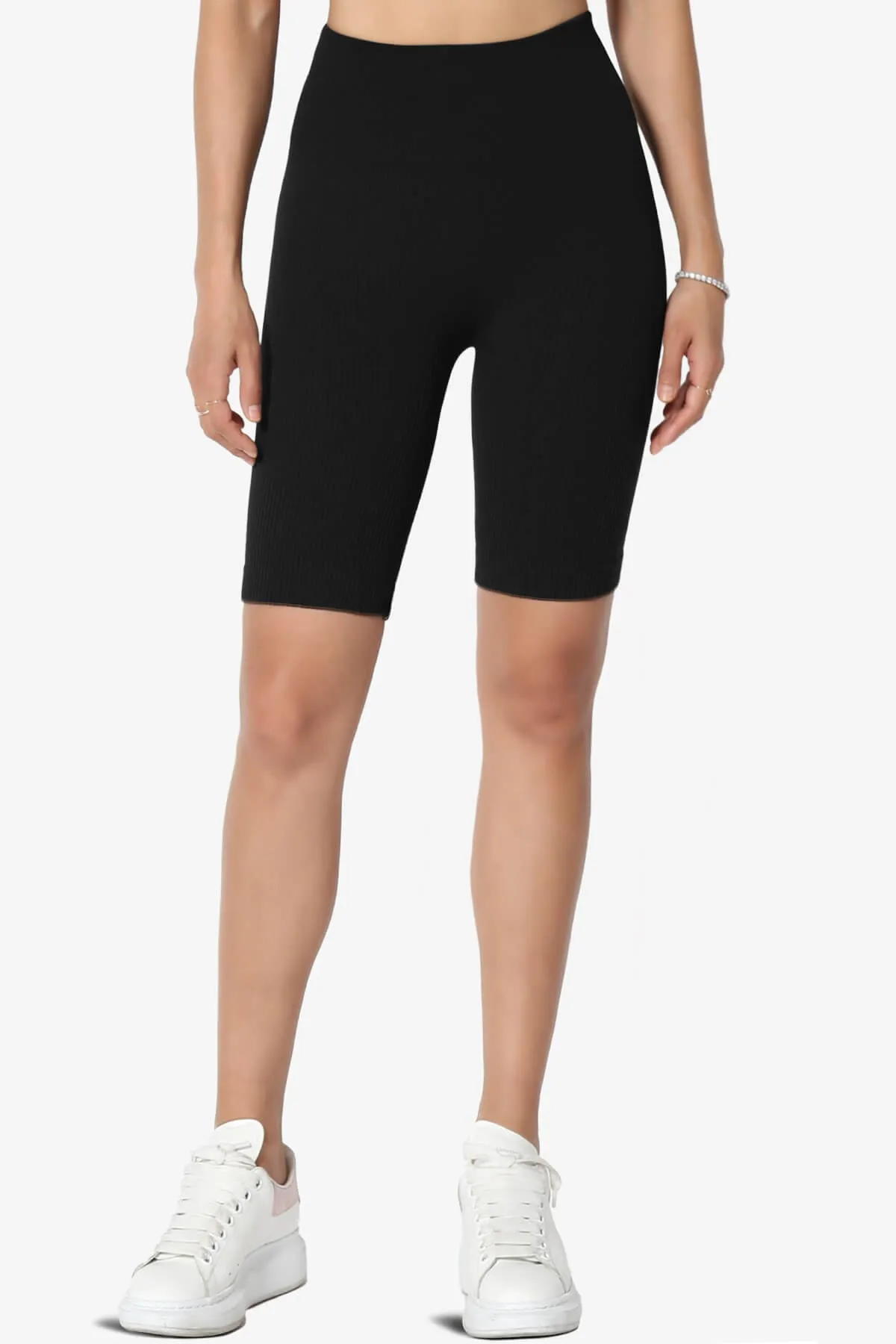 Billion Compression Ribbed Seamless Biker Shorts