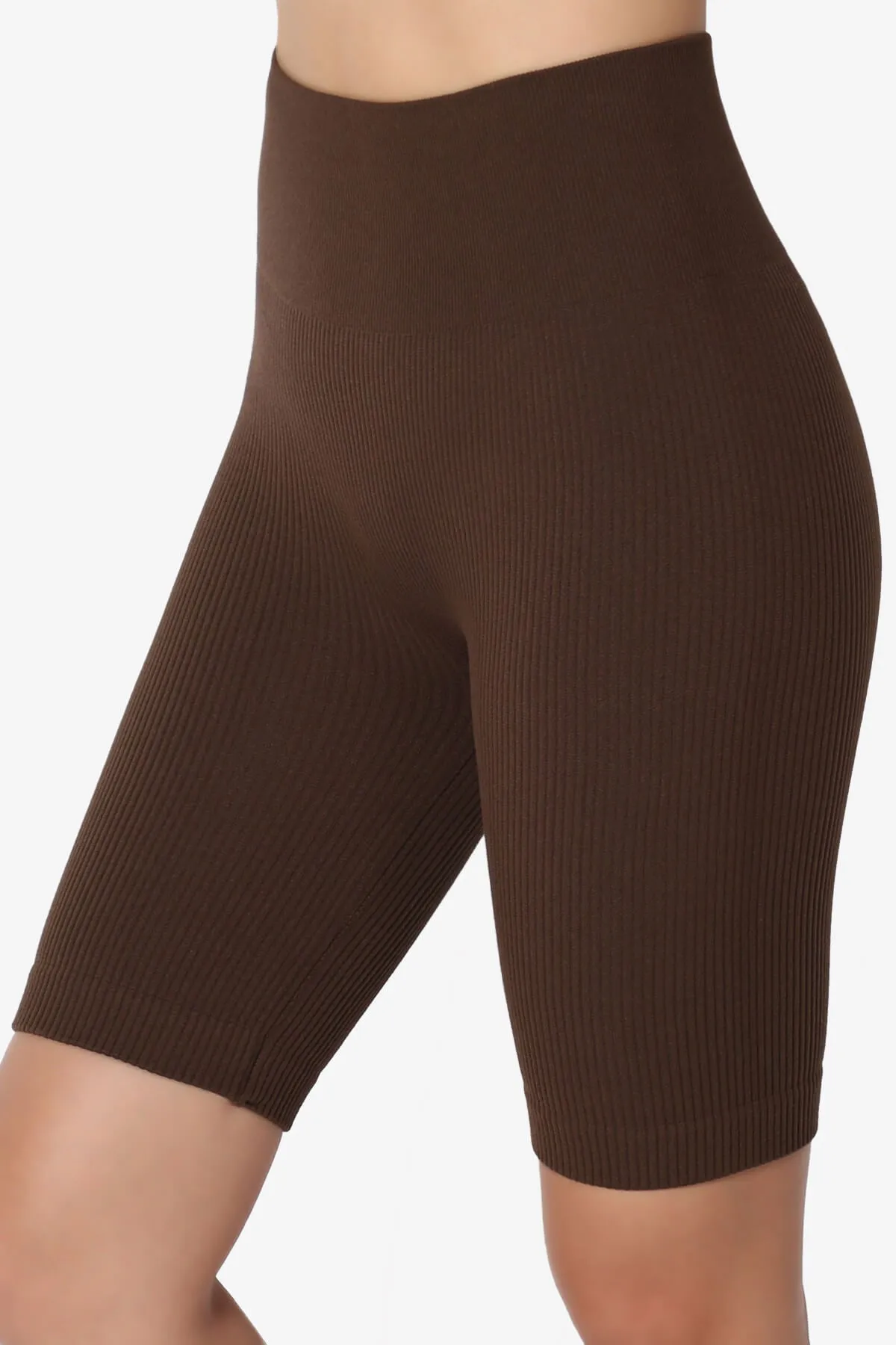 Billion Compression Ribbed Seamless Biker Shorts