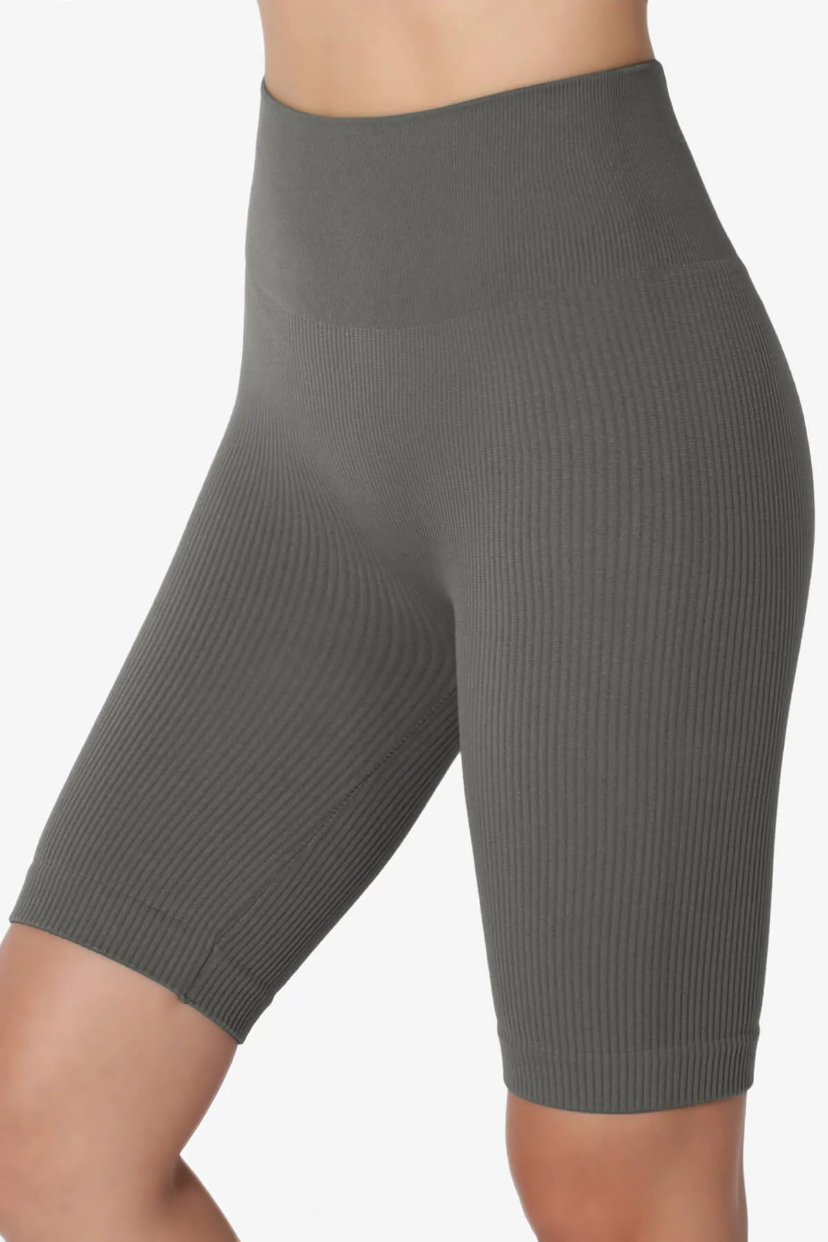 Billion Compression Ribbed Seamless Biker Shorts