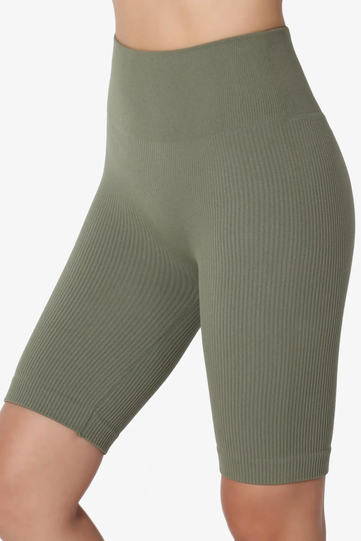 Billion Compression Ribbed Seamless Biker Shorts