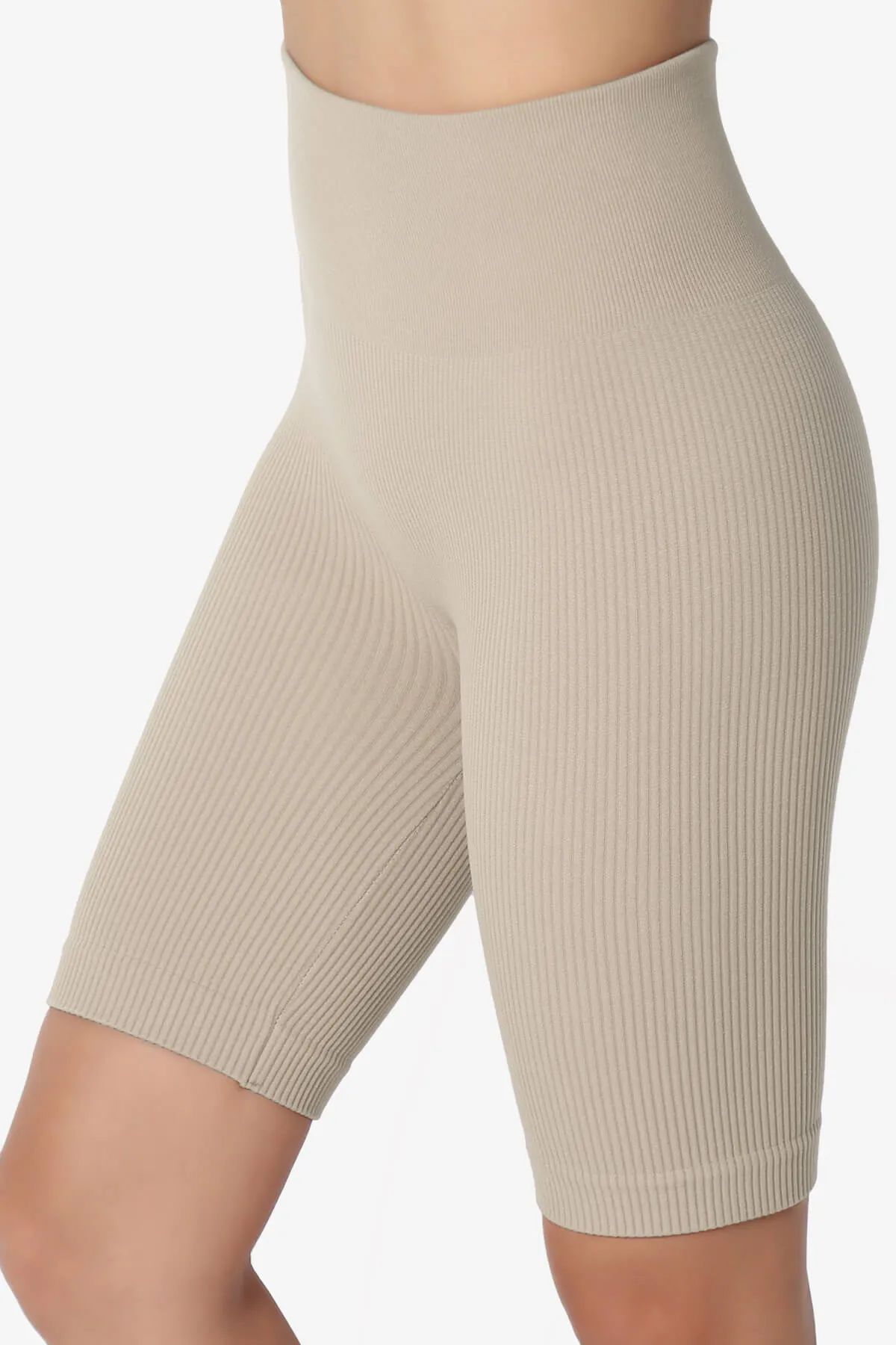 Billion Compression Ribbed Seamless Biker Shorts