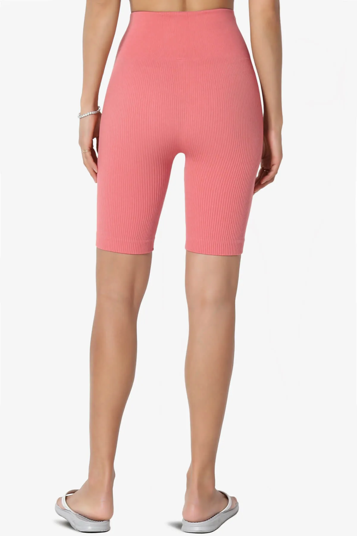 Billion Compression Ribbed Seamless Biker Shorts