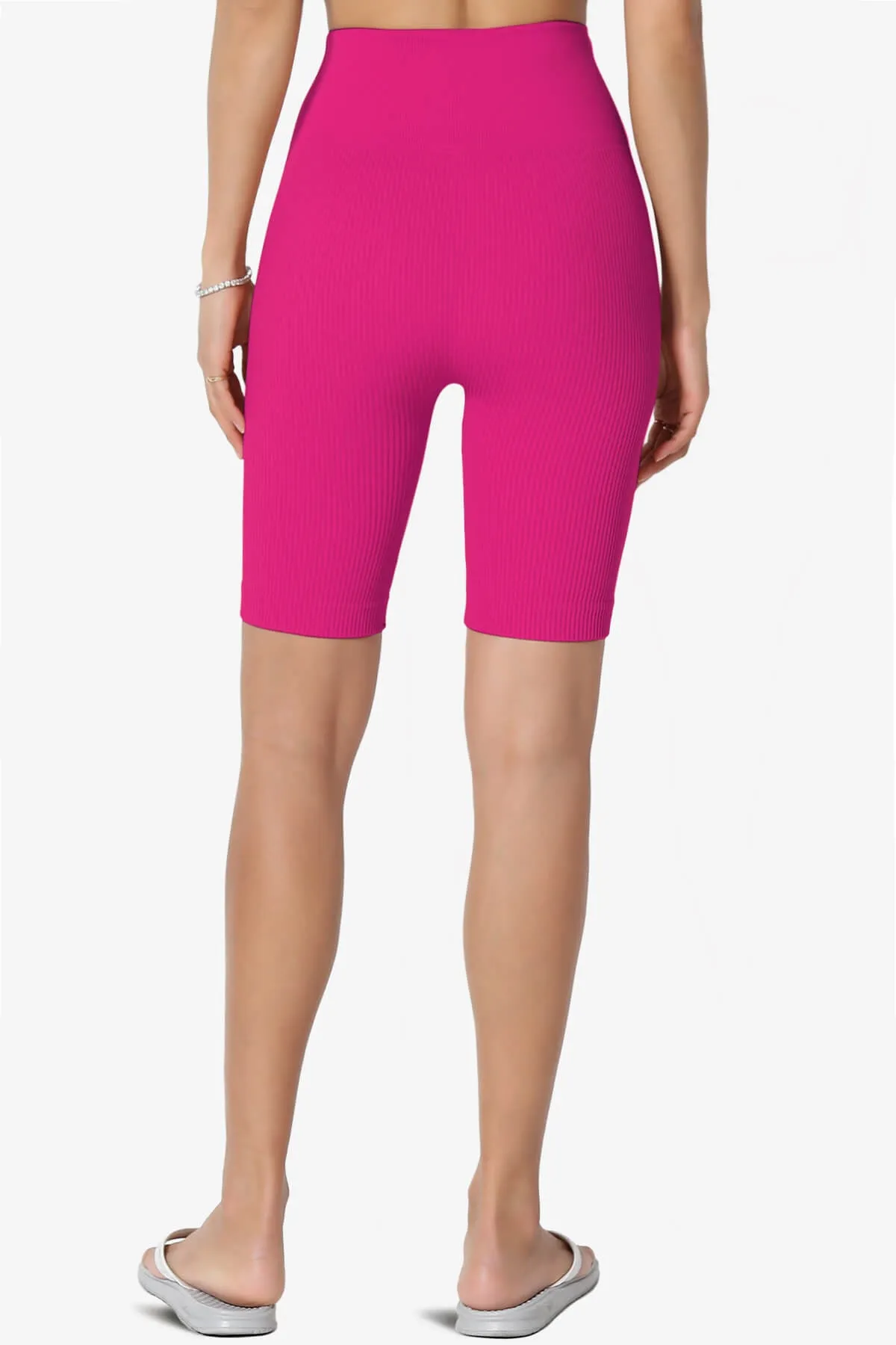 Billion Compression Ribbed Seamless Biker Shorts