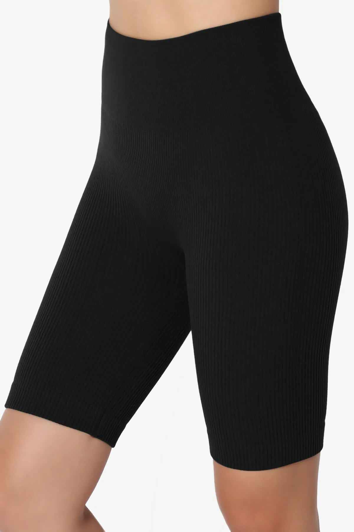 Billion Compression Ribbed Seamless Biker Shorts