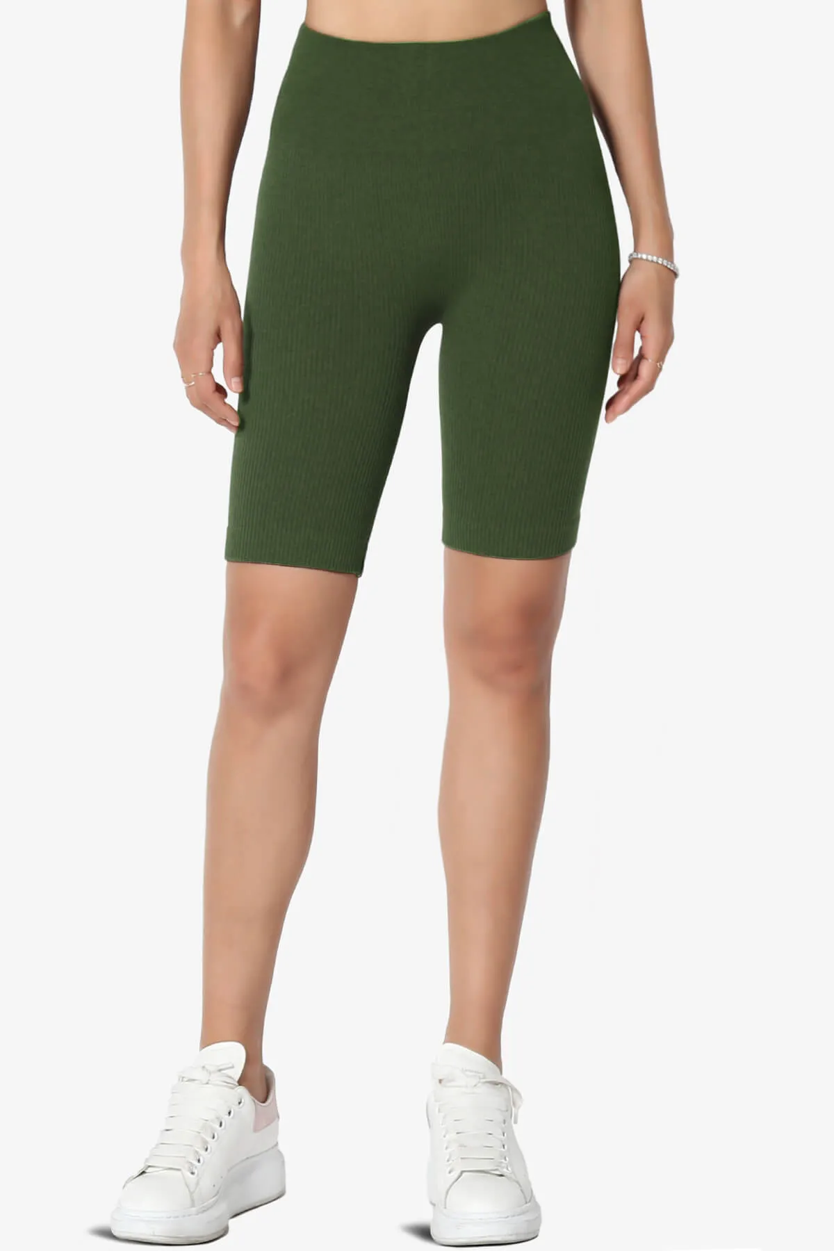 Billion Compression Ribbed Seamless Biker Shorts