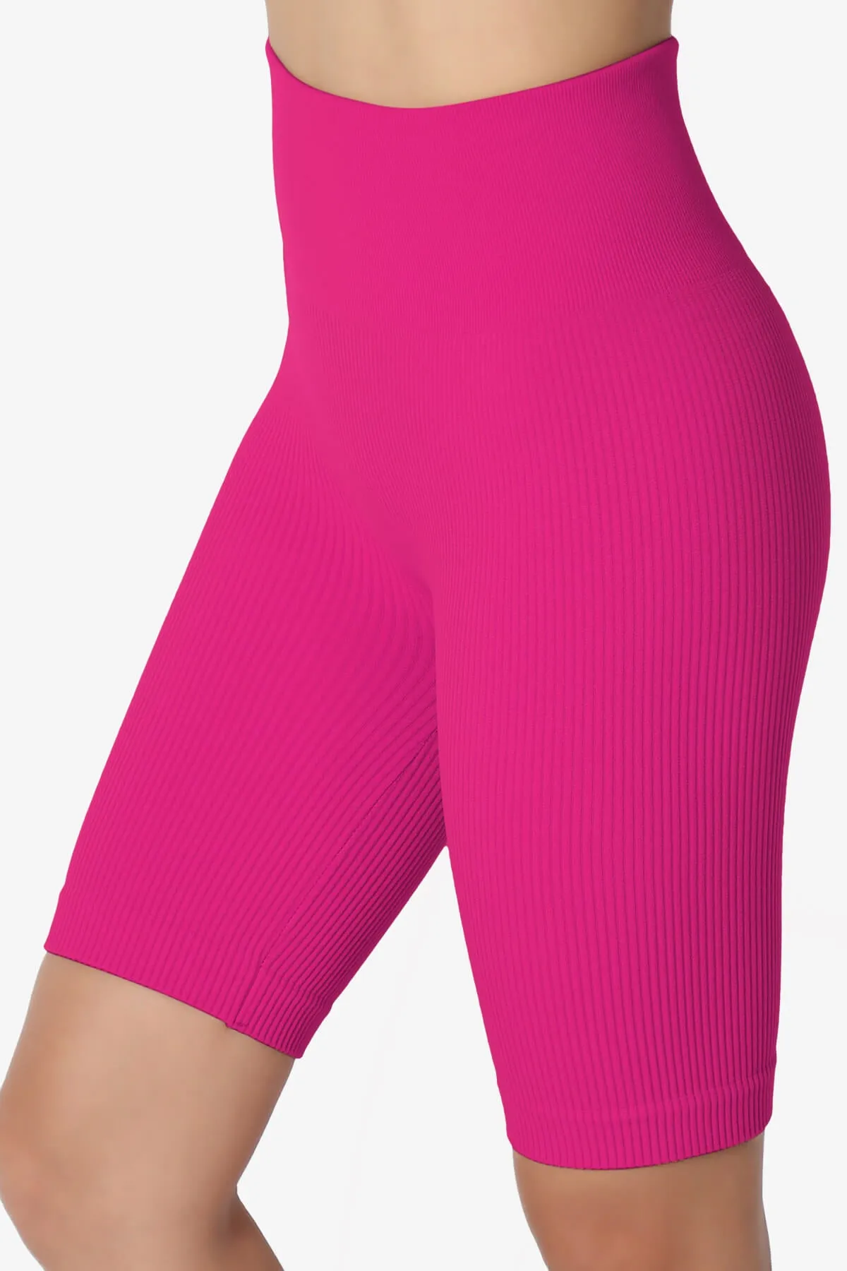 Billion Compression Ribbed Seamless Biker Shorts