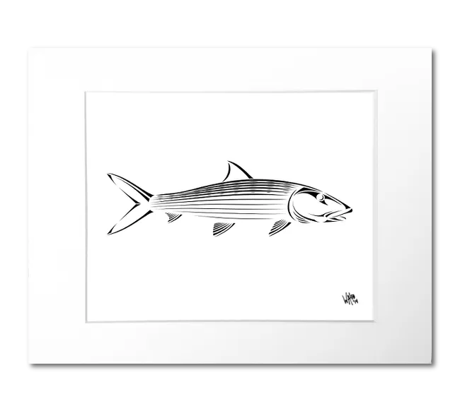 Bonefish Art Print