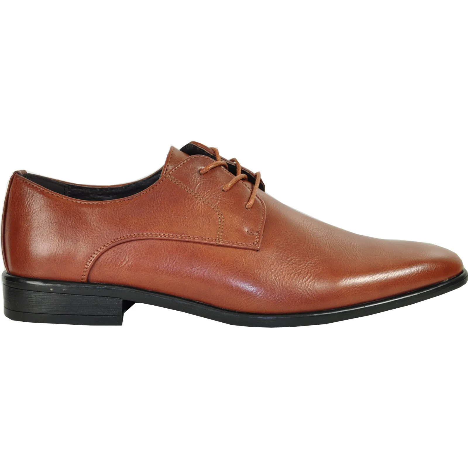 BRAVO Men Dress Shoe KING-1 Oxford Shoe Brown