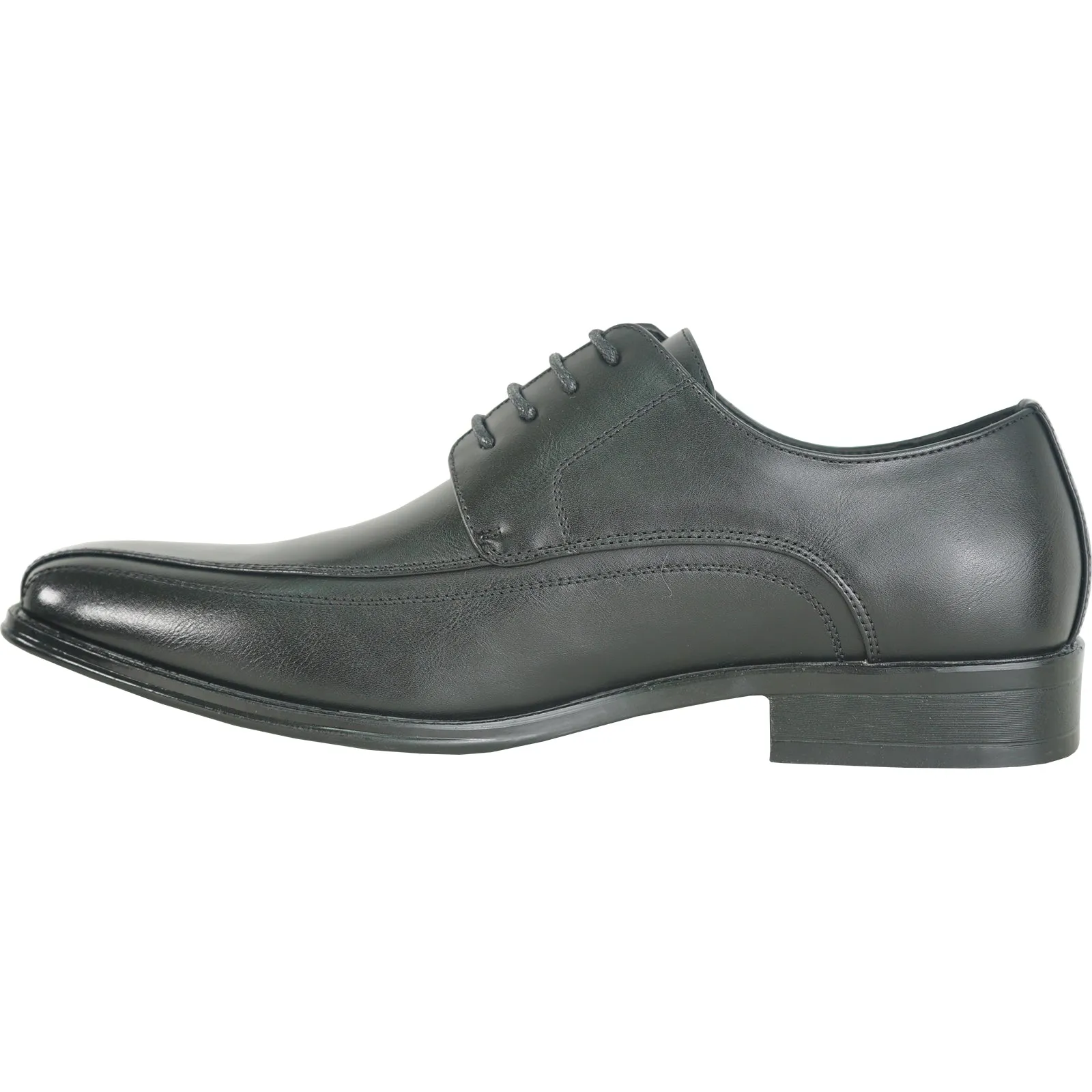 BRAVO Men Dress Shoe MILANO-3 Oxford Shoe Black