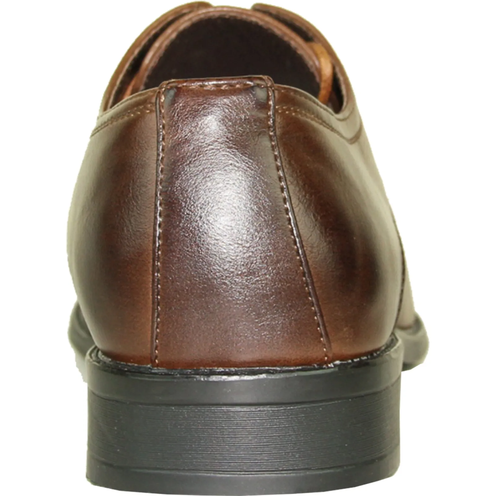 BRAVO Men Dress Shoe MILANO-4 Oxford Shoe Brown