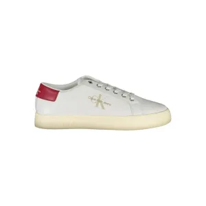 Calvin Klein Eco-Conscious White Lace-up Sneakers