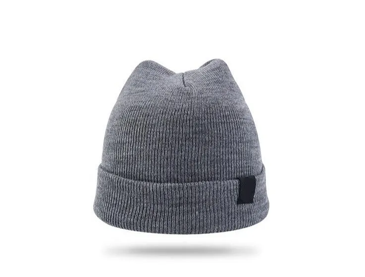 Casual Beanies Bonnet Solid Cap