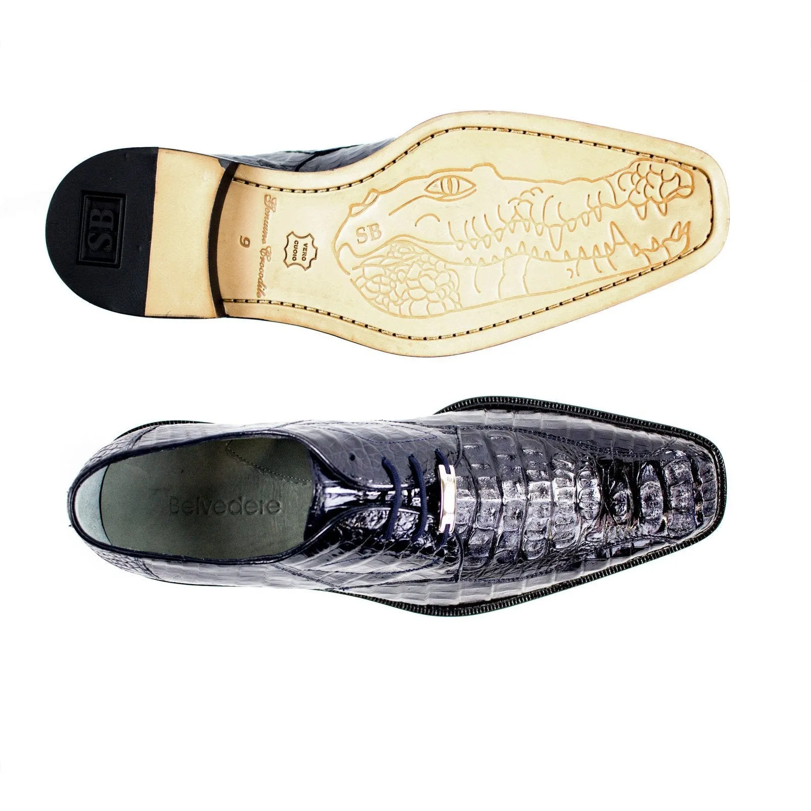 Chapo Hornback Crocodile Dress Shoe by Belvedere