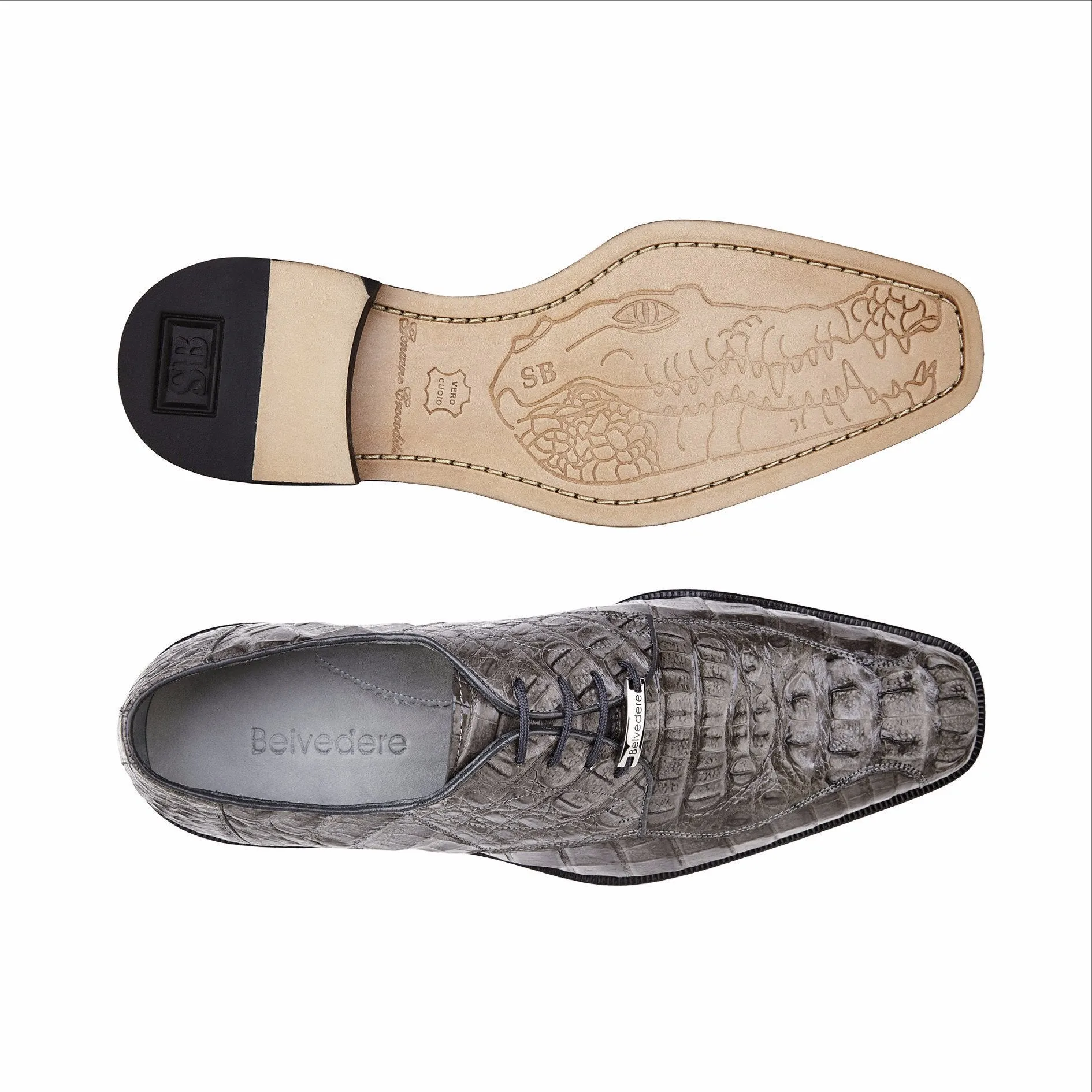 Chapo Hornback Crocodile Dress Shoe by Belvedere