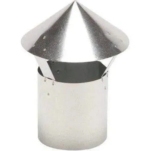 Chimney Flue Galvanised Cowl 𝑇0.4𝑚𝑚 »