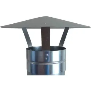 Chimney Flue Galvanised Cowl 𝑇0.4𝑚𝑚 »