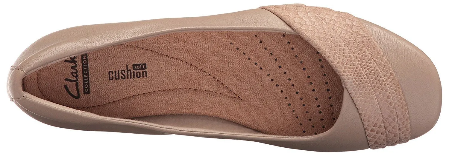 CLARKS Women's Blanche Cacee Flat