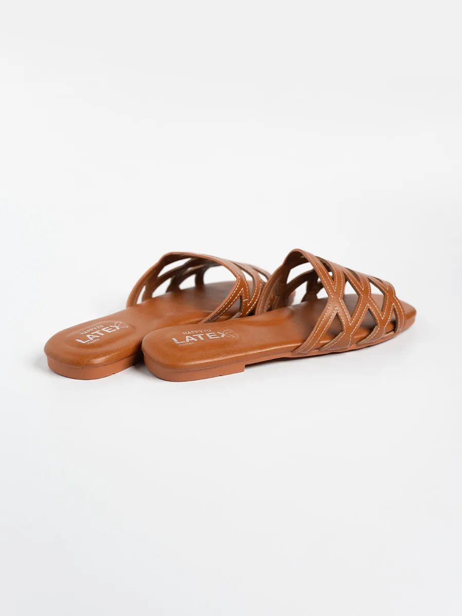 Erin Wavy Stitch Sandals