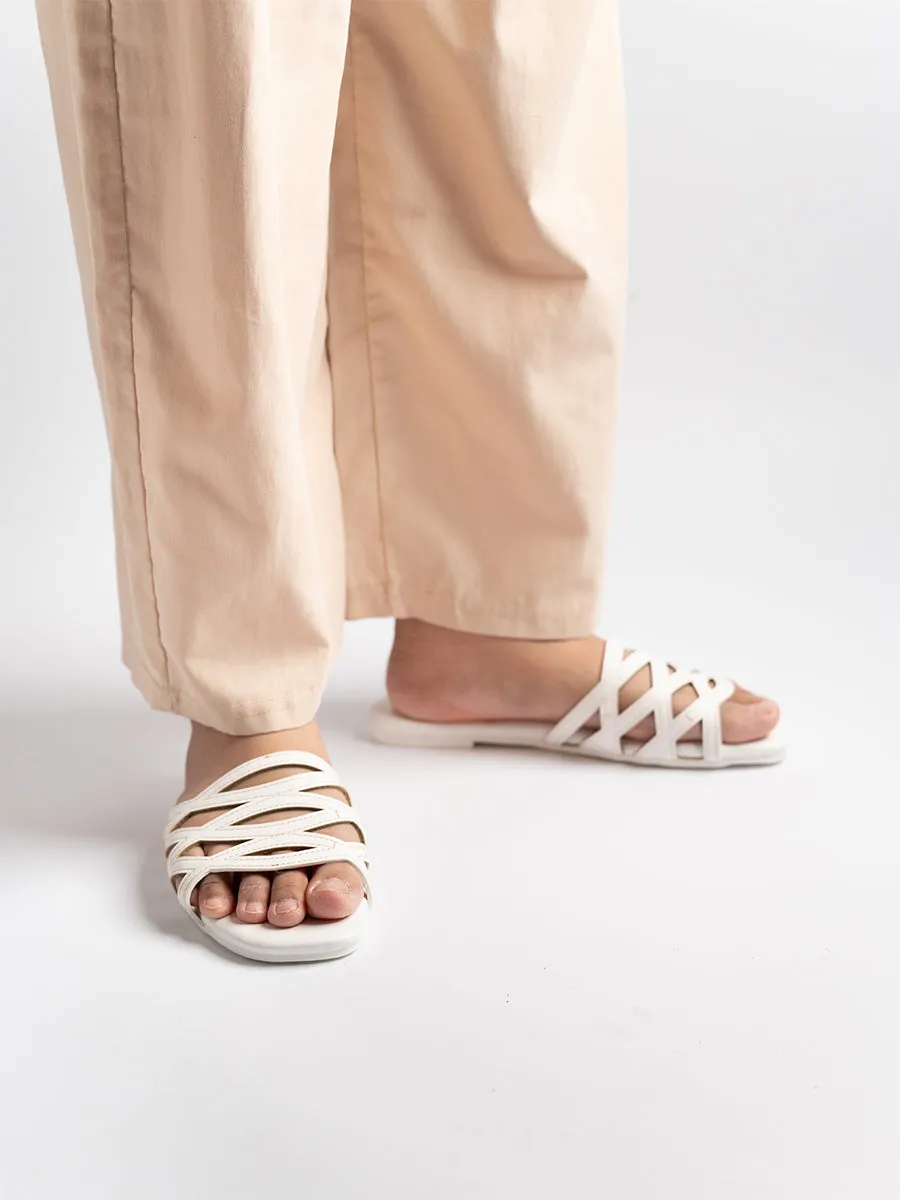 Erin Wavy Stitch Sandals