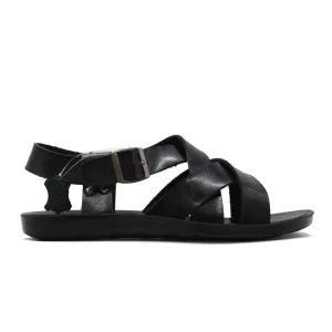 FARANZI,OPEN TOE-SIDE BKL-SAN-SHOES-FR81852-BLACK