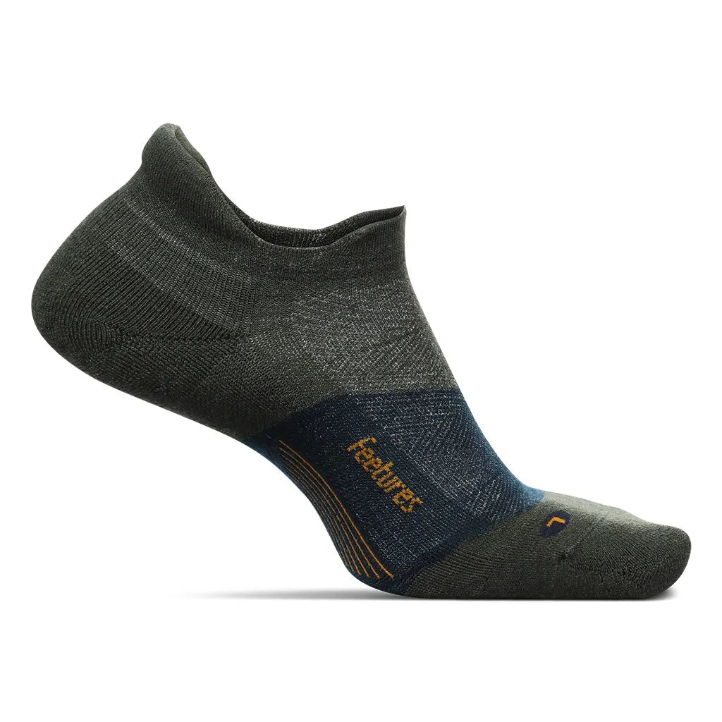 Feetures Merino 10 Ultra Light Cushion No-Show Tab Running Socks