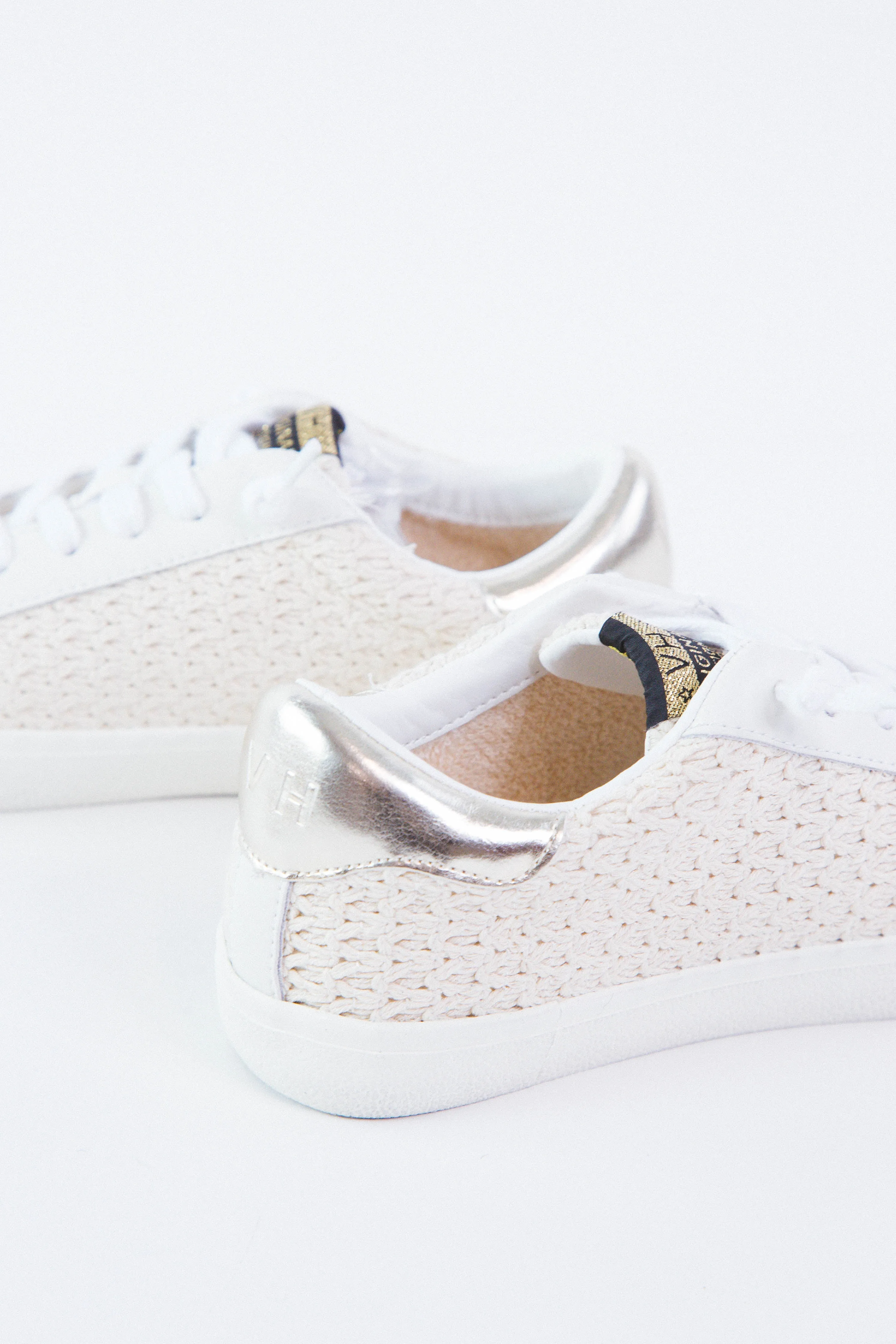 Flair Crochet Sneaker, Light Natural | Vintage Havana