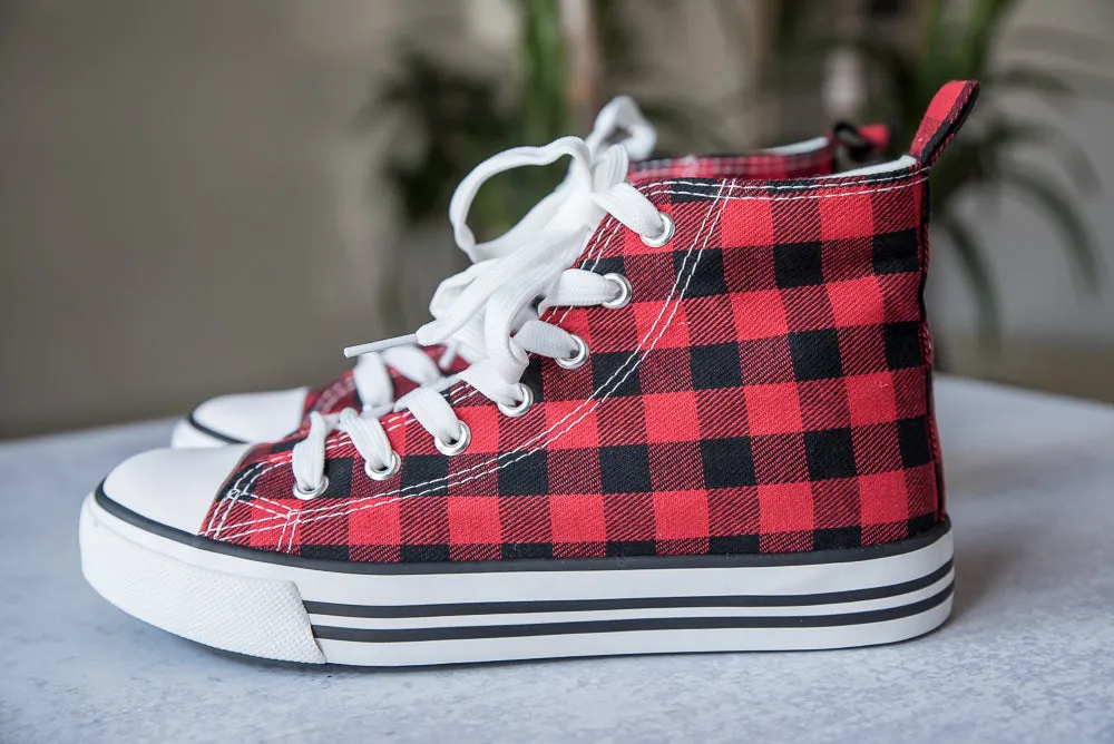 Got the Look Sneakers in Red Plaid [Online Exclusive]