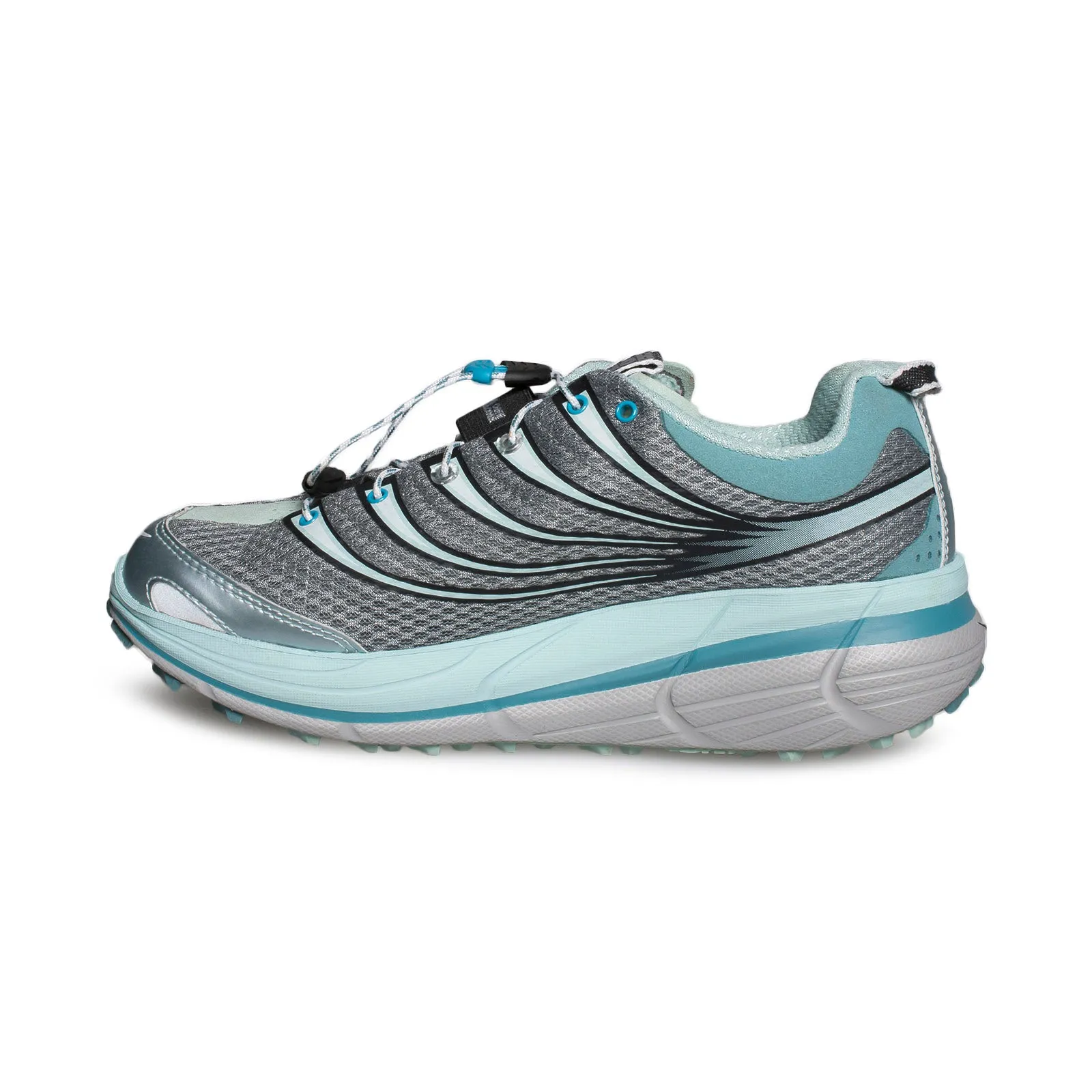 HOKA Kailua Trail Grey / Light Blue / White Shoes - Women's