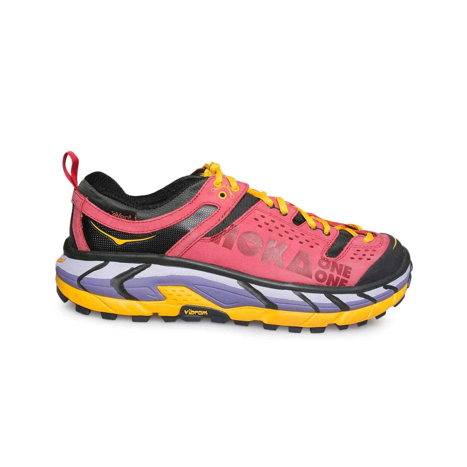 Hoka One One Tor Ultra Low True Red / Saffron Running Shoes - Men's