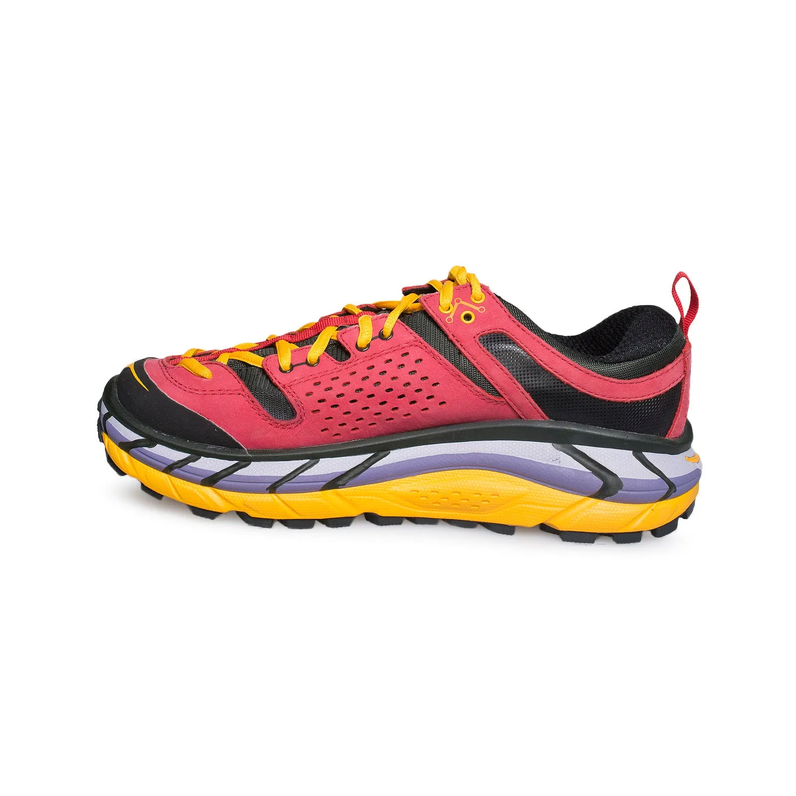 Hoka One One Tor Ultra Low True Red / Saffron Running Shoes - Men's