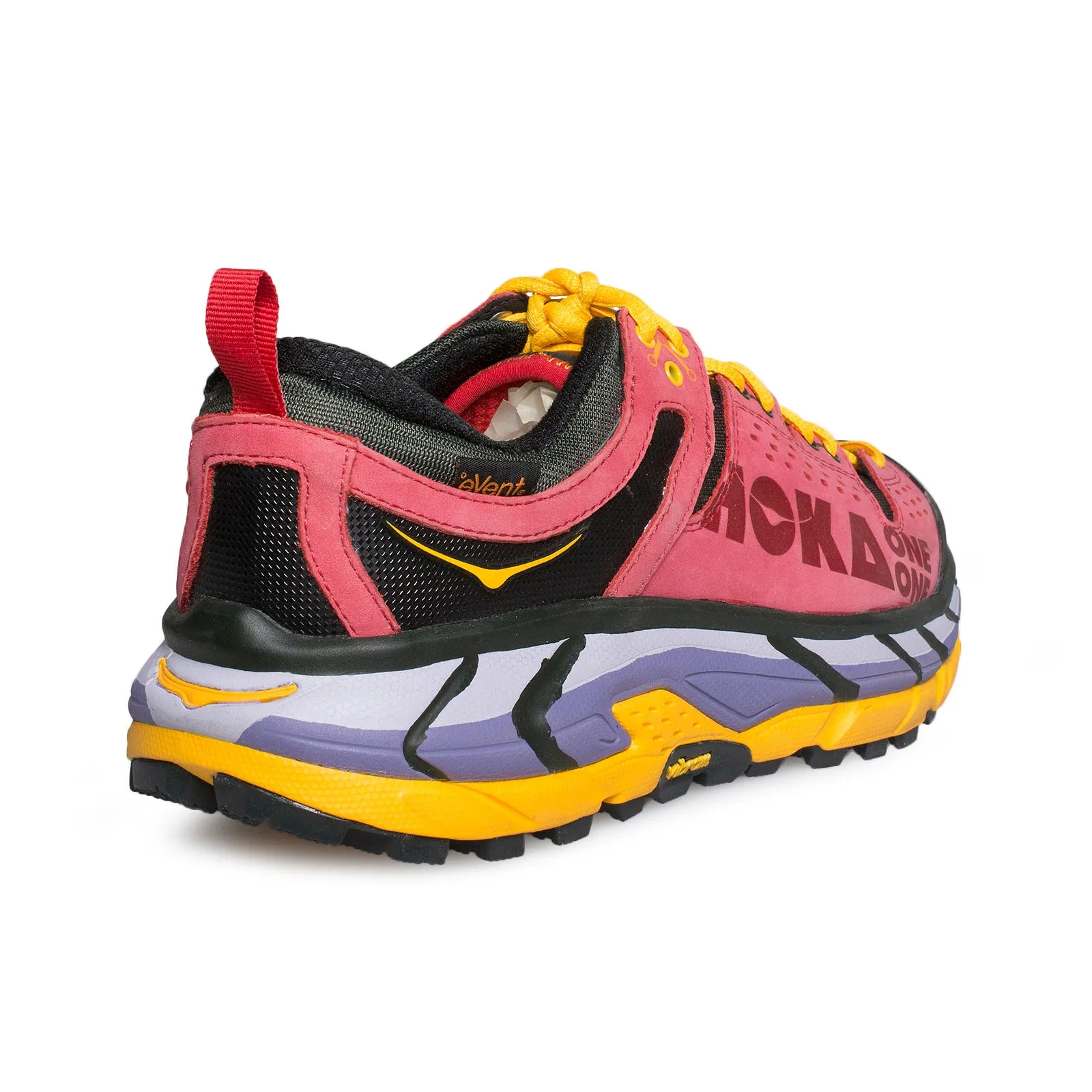 Hoka One One Tor Ultra Low True Red / Saffron Running Shoes - Men's