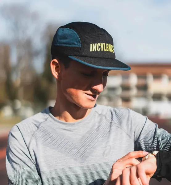 INCYLENCE Running Cap Black Fluro