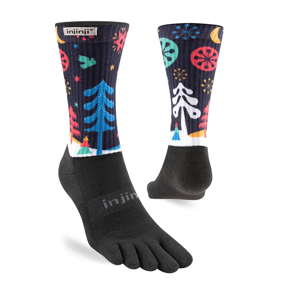 Injinji Spectrum Trail Midweight Crew Running Socks