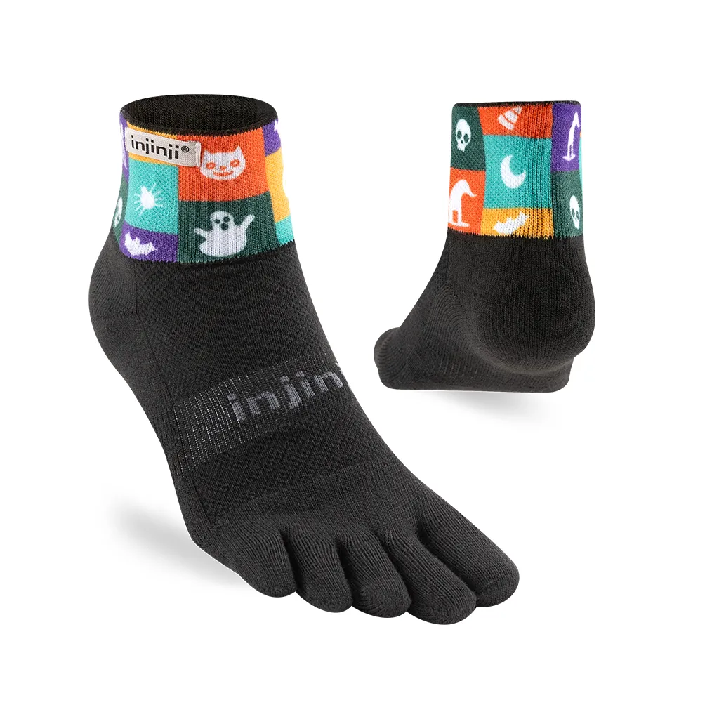 Injinji Spectrum Trail Midweight Mini-Crew Running Socks