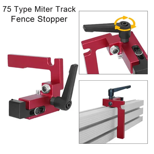 Levoite™ T-track Slot Connector T-Slot Miter Track Stopper